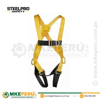 ARNÉS 4 ARGOLLAS CON RECUBRIMIENTO DE VINILO (APA4A-IDO) - STEELPRO