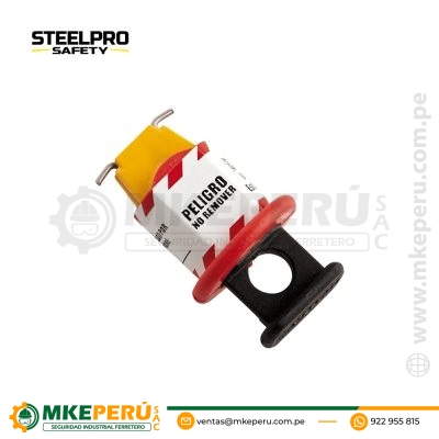 Bloqueo de Breaker Eléctrico Amarillo de 13 mm