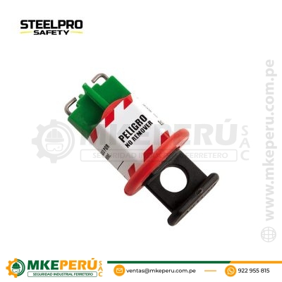 Bloqueo de Breaker Eléctrico Verde de 11 mm