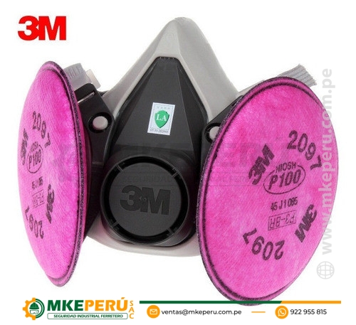 FILTRO 3M 2097, P 100 NIVELES MOLESTOS DE VAPORES ORGÁNICOS Y OZONO - Imagen 2