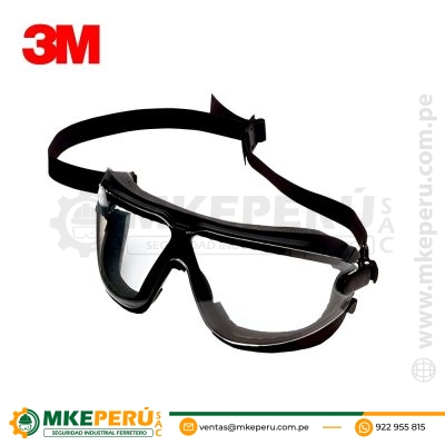 Goggles de Seguridad 3M Gogglegear Marco Negro