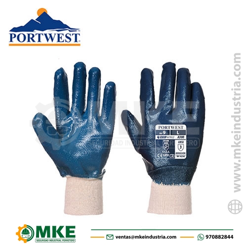 Guante Nitrilo Puño Elástico A300 Portwest