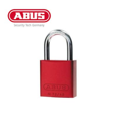 Candado de Bloqueo (91494-2) Rojo, de aluminio 72/40 Hb40 Kd Rtn de Arco 1.5