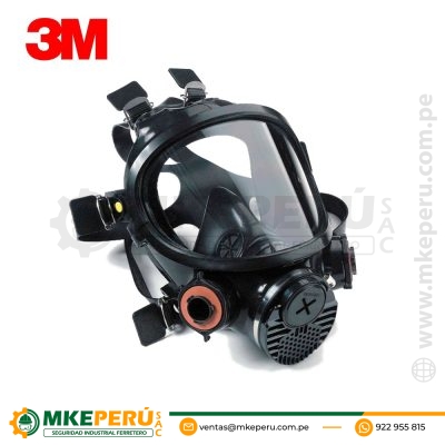 Respirador 3M® 7800S Full Face de Silicona, Medium