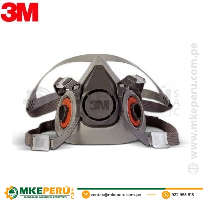 Respirador de Media Cara 3M® 6200 MEDIUM