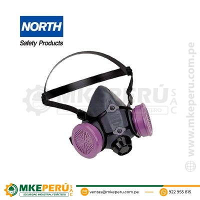 RESPIRADOR MEDIA CARA 7700 2 VIAS – NORTH