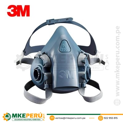 Respirador 3M 7502 de Silicona