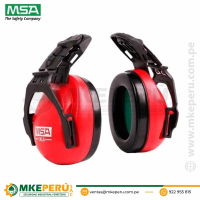 OREJERA XLS (23DB) PARA ADAPTAR AL CASCO COLOR ROJO (216746) MSA