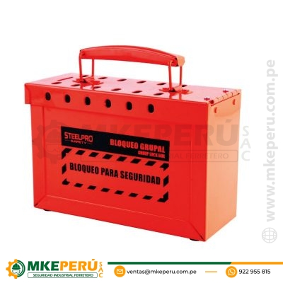 Caja de Bloqueo Grupal – Steelpro