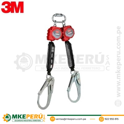 Bloque Retráctil Doble 6 Pies 3M-Protecta 3100414