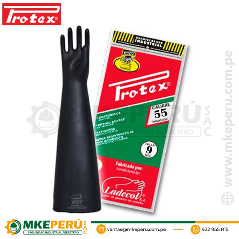 Guante De Jebe Protex Calibre 55