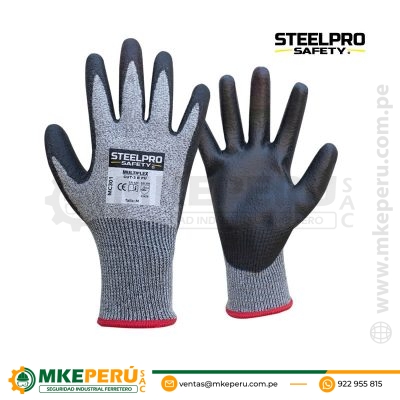 Guantes Cut 3 Stellpro Gris-1