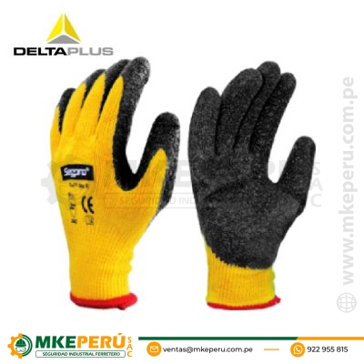 Guantes De Hilo Palma De Latex G-flex Amarillo Segpro