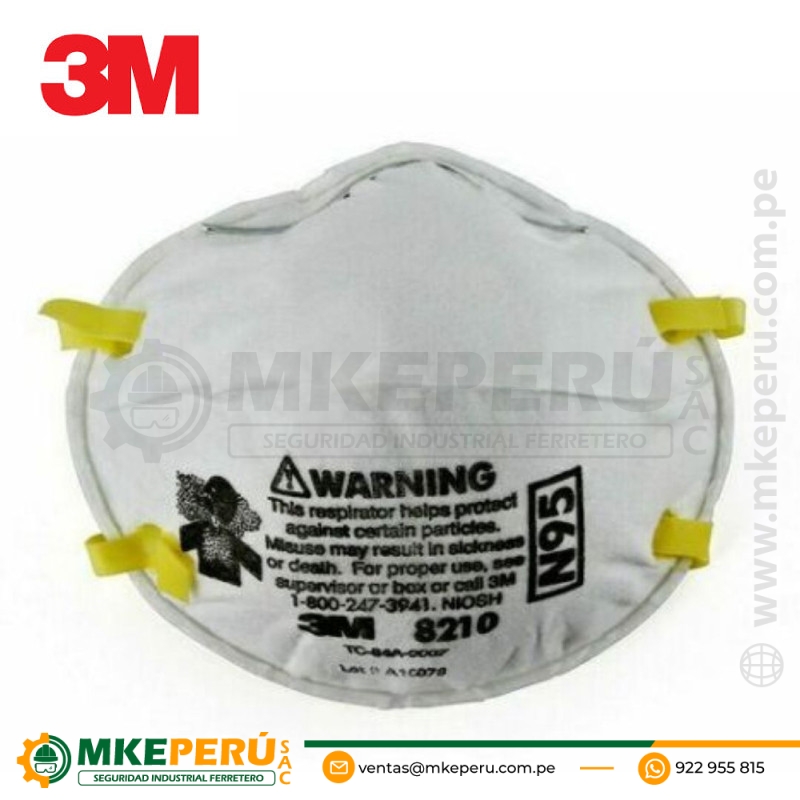 Respirador 3M 8210 N95