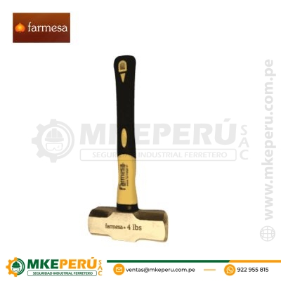 Comba de Bronce 4 Lb Fibra De Vidrio 12″ Farmesa