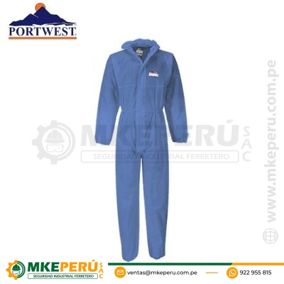 Buzo BisTex Microporoso ST30 Azul Portwest