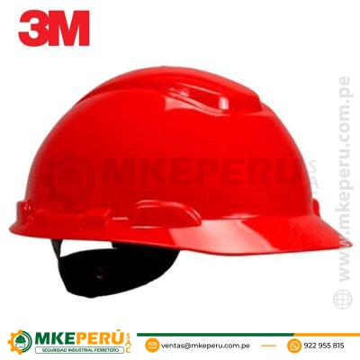 Casco 3M H700 Rojo