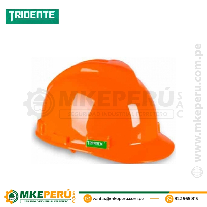 Casco Tridente Jockey Naranja