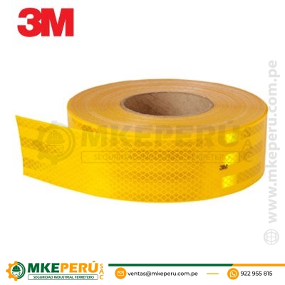 Cinta Reflectiva 3M Amarillo