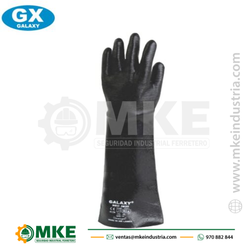GUANTES NEOPRENE GALAXY NEO 3845 CORRUGADO DE 18″