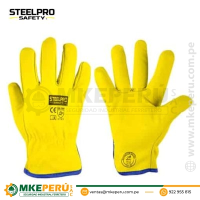 Guante Cuero Puño Corto Steelpro