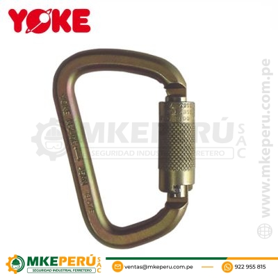 Mosqueton N-246G-TR Yoke Doble Seguro