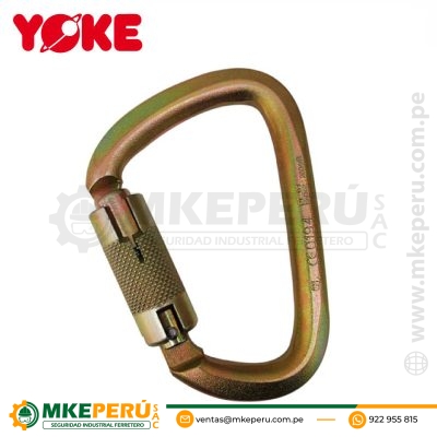 Mosquetón N-248G-TR Yoke Triple Seguro