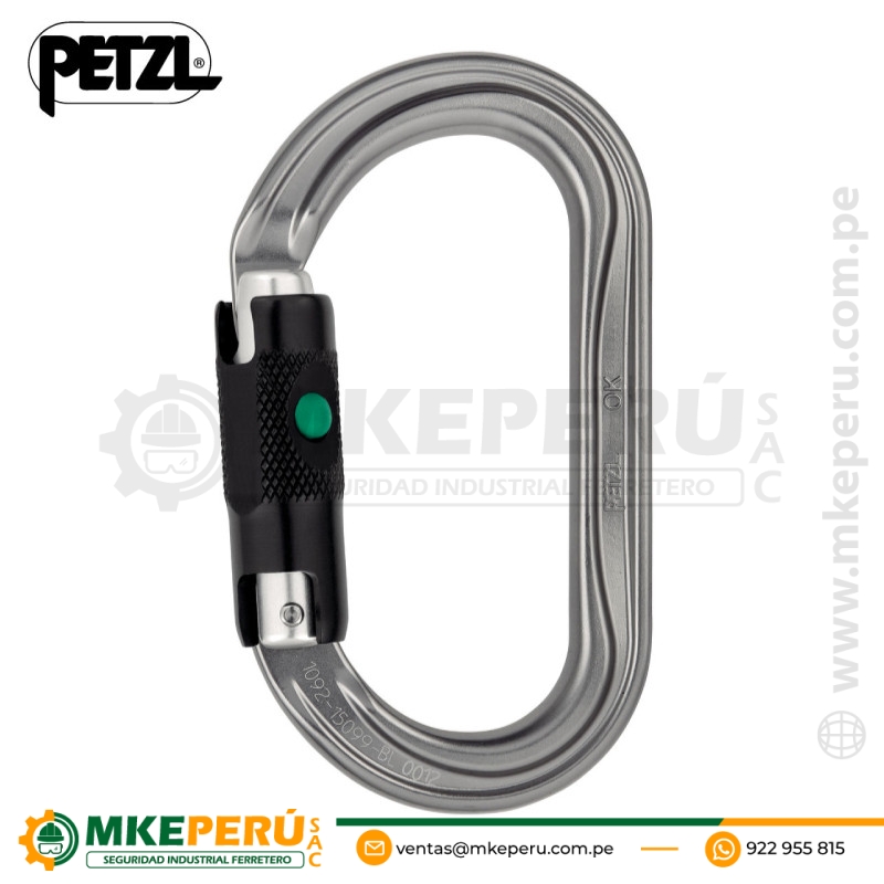 Mosquetón OK Petzl (M33A BL)