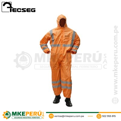 Traje descartable Tecseg TSG15 OR alta Visibilidad