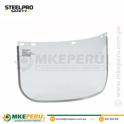 Visor de Policarbonato con filo de aluminio STEELPRO