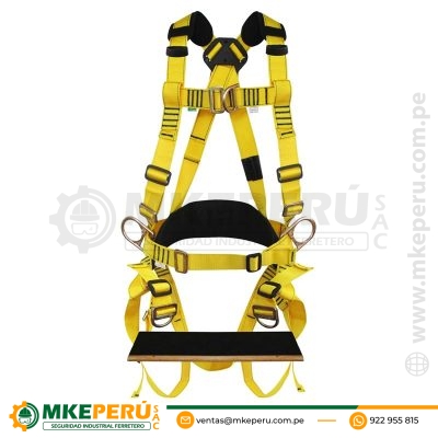 Arnés de Liniero de 6 Anillas con Sentadera Tablilla – Hauk