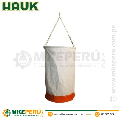 Balde Liniero de Lona ,Capacidad 20 Litros HAUK -BLL20