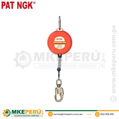 Bloque Retráctil HE-10 de 10 mtrs de Cable- Pat Ngk