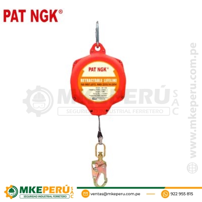 Bloque Retráctil HE-10N de 10 mts Pat Ngk