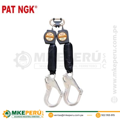 Bloque Retráctil doble MB-1.8N+N de 1.80 mts Pat-Ngk