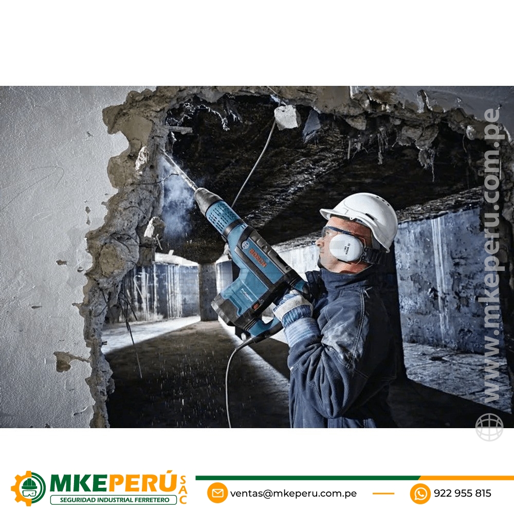 MARTILLO PERFORADOR 19J 0 – 220RPM 1700W BOSCH GBH 12-52 DV - Imagen 2