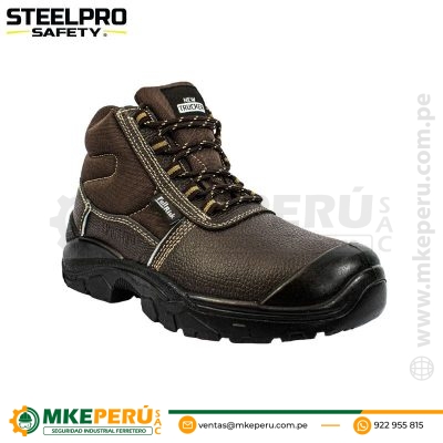 Botín New Trucker Marrón-Steelpro