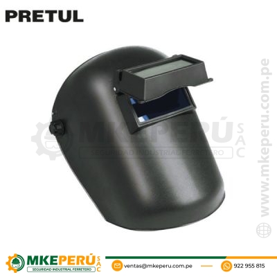 Careta de Soldar Pretul 26005, lente abatible