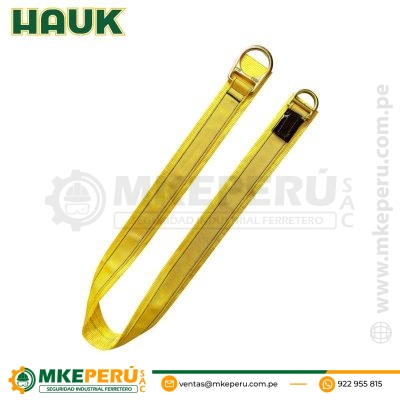CONECTOR DE ANCLAJE DE 2 ANILLAS DE 5 METROS -HAUK