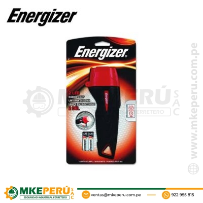 LINTERNA ENERGIZER RUBBER 2AA LED FLASHLIGHT