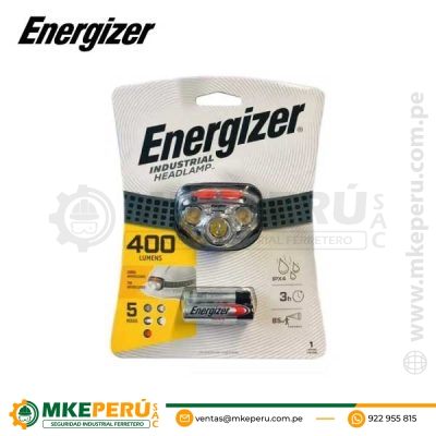Linterna Frontal Energizer 400 Lumens