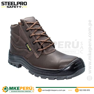 Botín Worker marrón- Steelpro