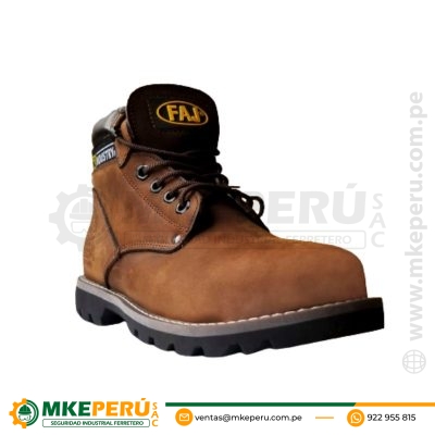 Botin Strong De Cuero Nobuck Faj
