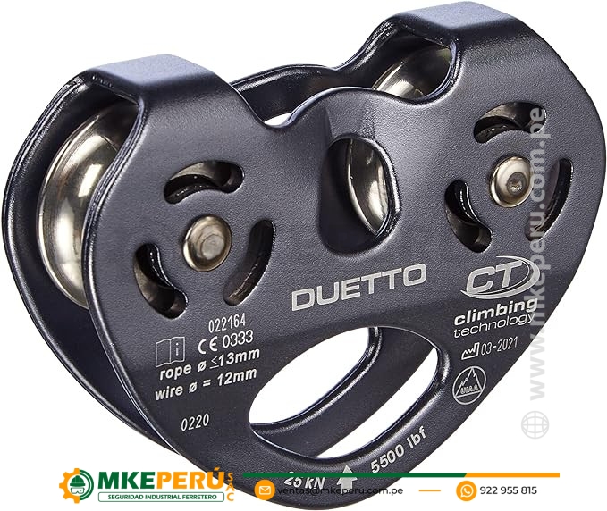 Polea Doble Duetto – Climbing Technology - Imagen 2