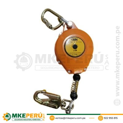 BLOQUE RETRACTIL DE 3 METROS CABLE K&N