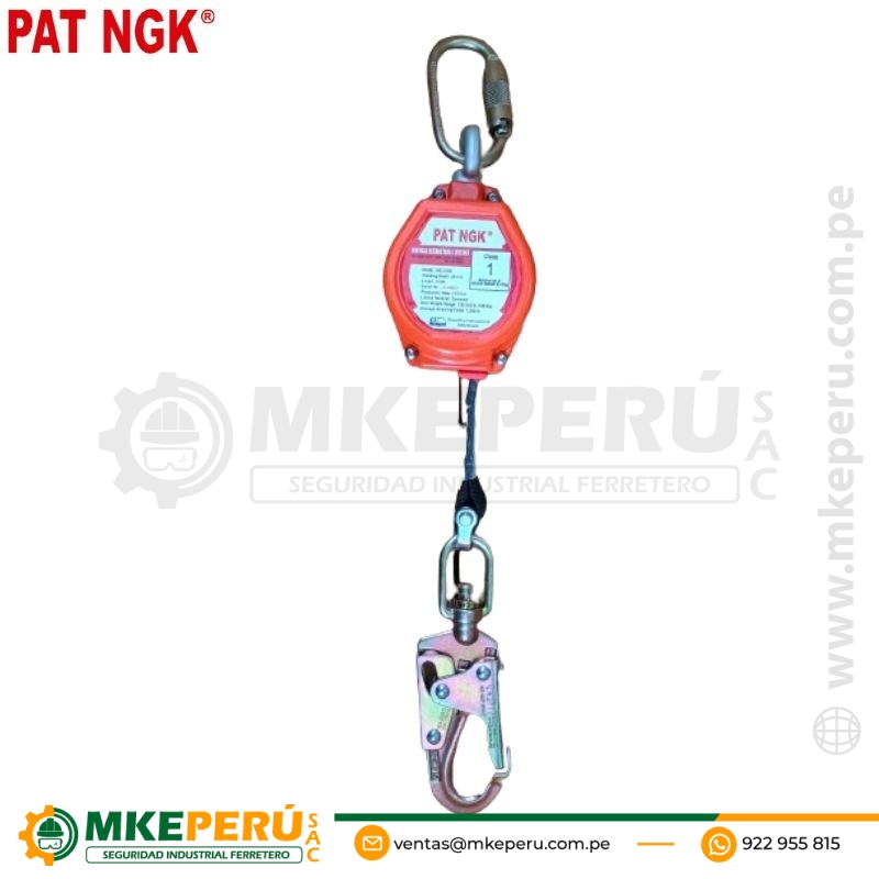 Bloque Retráctil HD-3.5D de 3.5 mtrs Cinta Pat Ngk