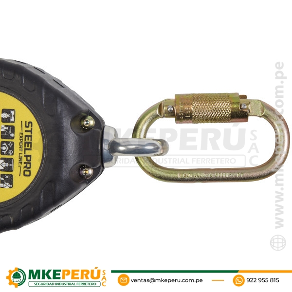 Bloque Retráctil de 3 metros 11FT Steelpro - Imagen 2