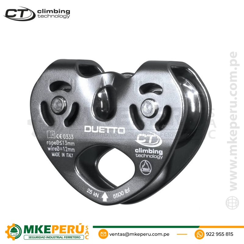 Polea Doble Duetto – Climbing Technology
