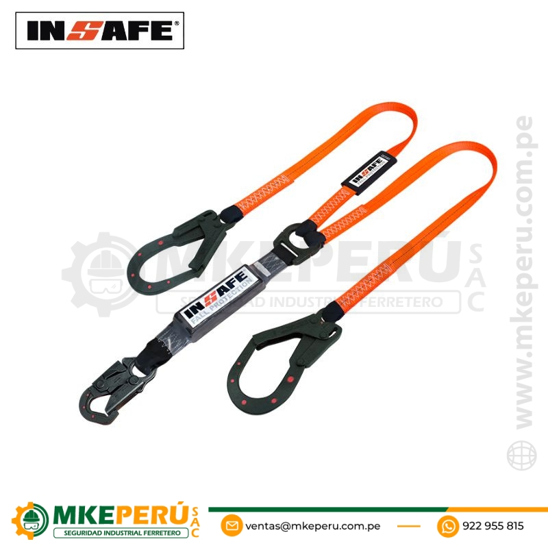 Línea de Vida doble Con Absorbedor Y Ganchos Dieléctricos IN 8021-D-Insafe