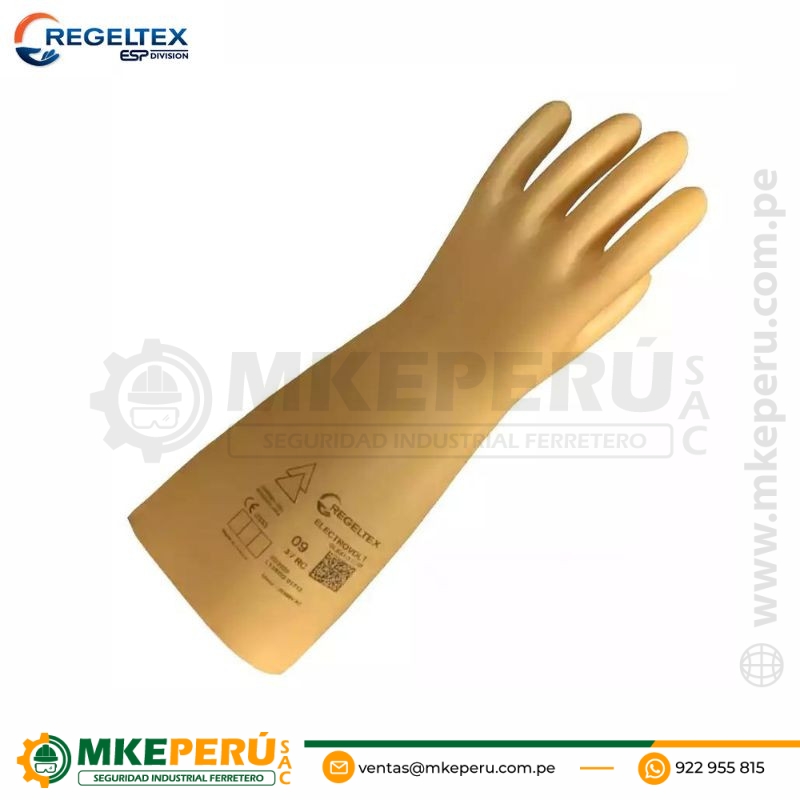 GUANTE DIELECTRICO CLASE 2 17000V – REGELTEX ELECTROVOLT GLE36